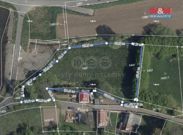 Prodej pozemku pro bydlení, Sendražice, 2914 m2