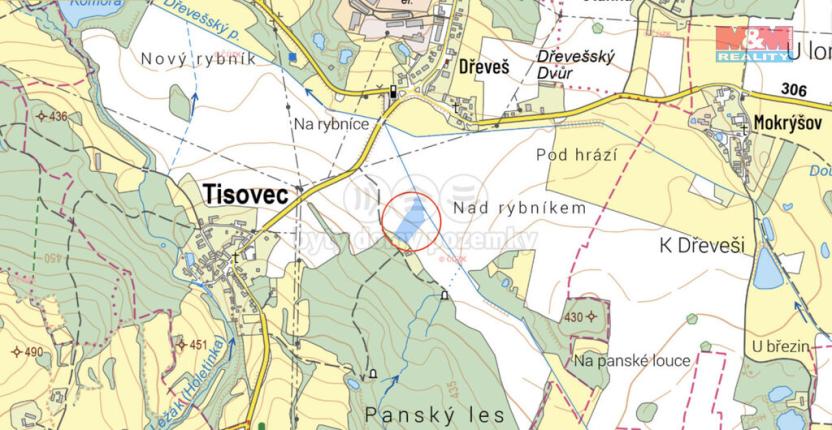 Prodej pole, Tisovec, 7341 m2