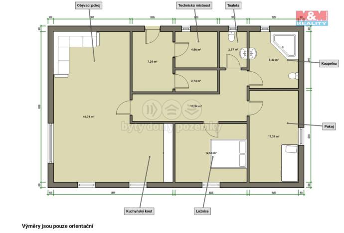 Prodej rodinného domu, Přimda - Mlýnec, 105 m2