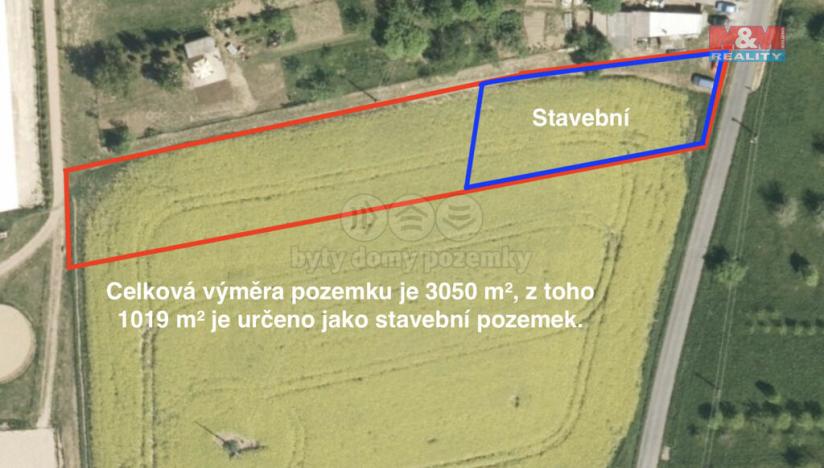 Prodej pozemku pro bydlení, Soběsuky - Skržice, 3050 m2