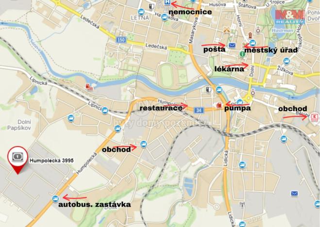 Pronájem bytu 1+1, Havlíčkův Brod, Humpolecká, 85 m2