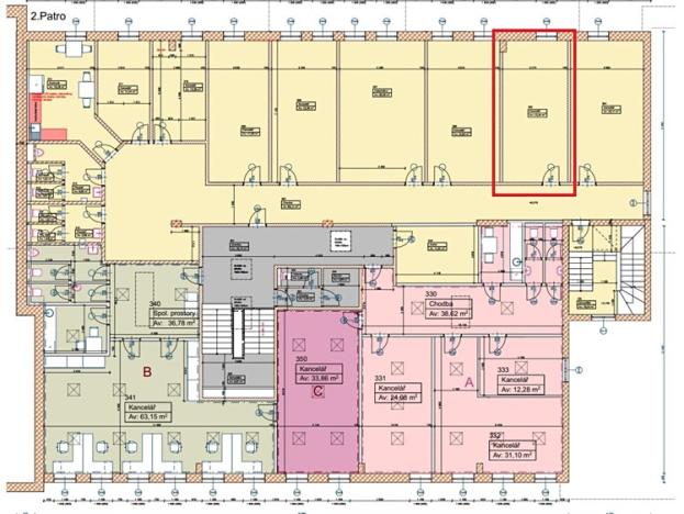 Pronájem kanceláře, Sedliště, 23 m2