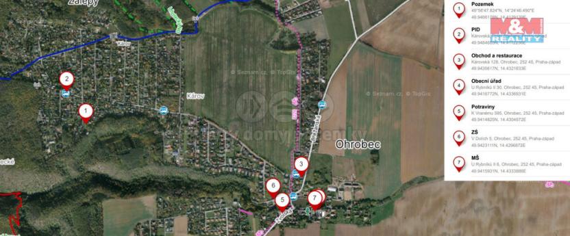 Prodej pozemku pro bydlení, Ohrobec, Lipová, 900 m2