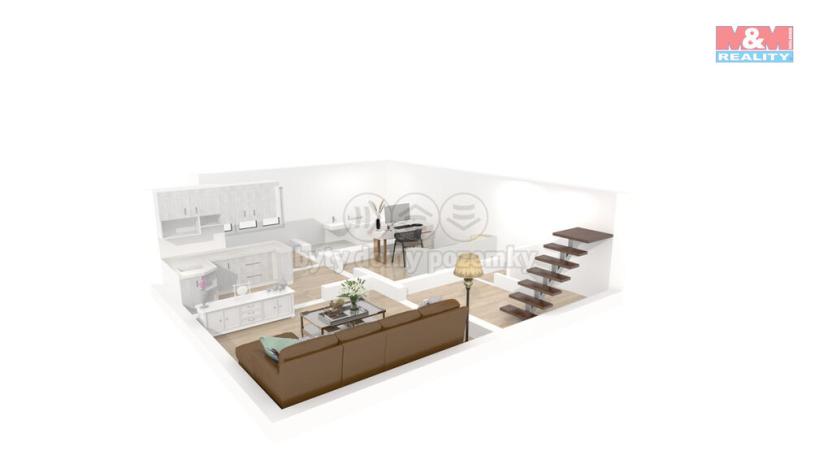 Prodej rodinného domu, Poběžovice, náměstí Míru, 81 m2