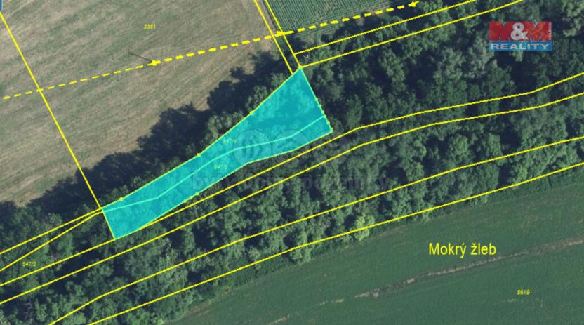 Prodej pole, Klentnice, 1260 m2