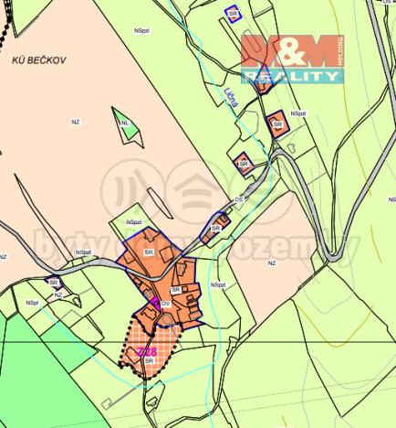 Prodej zahrady, Bernartice, 2000 m2