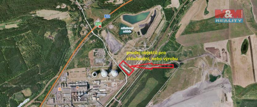 Prodej obchodního prostoru, Kadaň - Prunéřov, 2760 m2