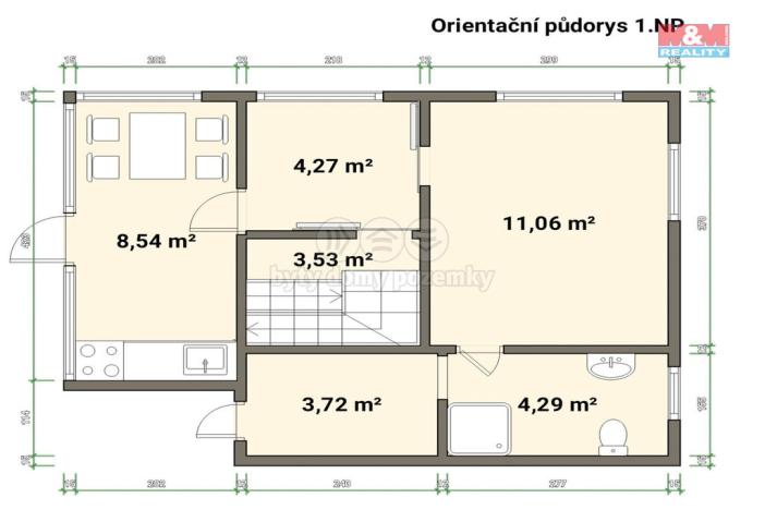 Prodej chaty, Mnichovice, 66 m2