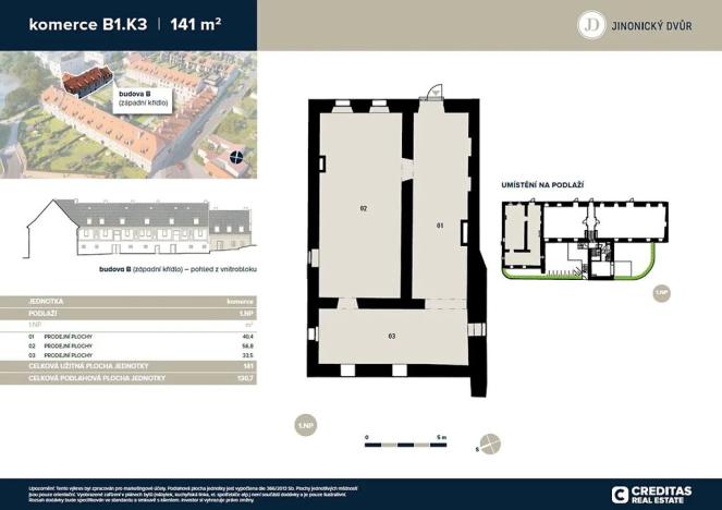 Prodej kanceláře, Praha - Jinonice, Řeporyjská, 141 m2