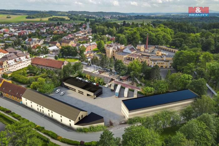 Prodej výrobních prostor, Chodová Planá, Kyjovská, 1564 m2