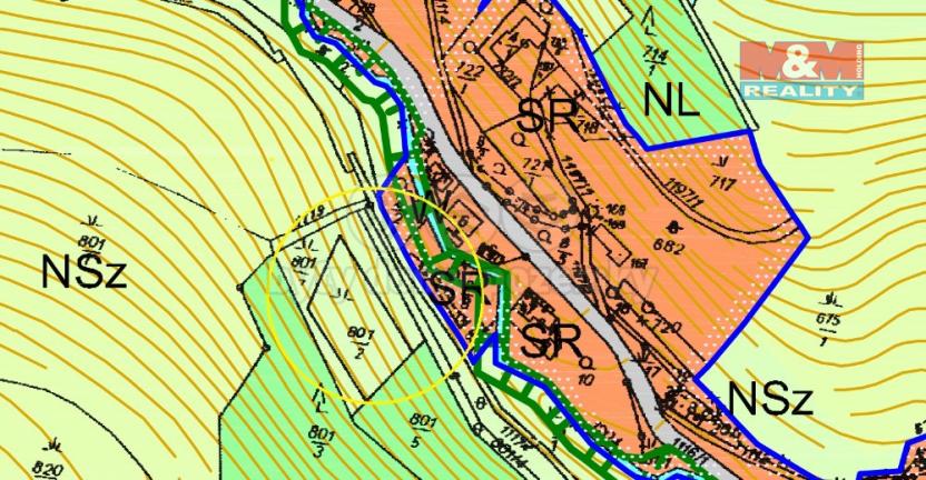 Prodej zahrady, Vidochov - Stupná, 1556 m2