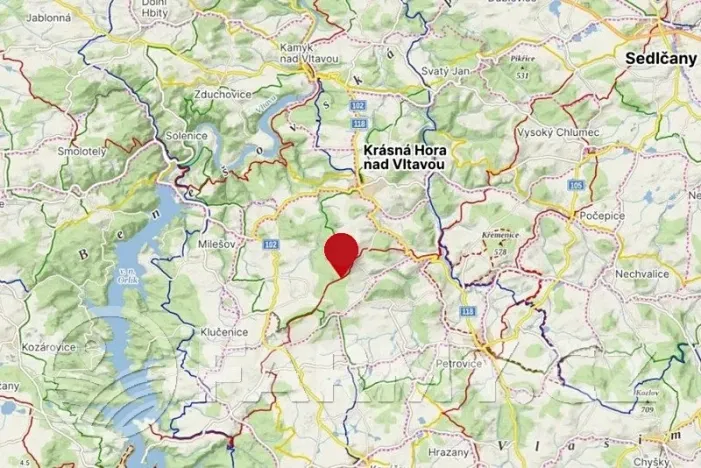 Prodej lesa, Krásná Hora nad Vltavou, 1087255 m2