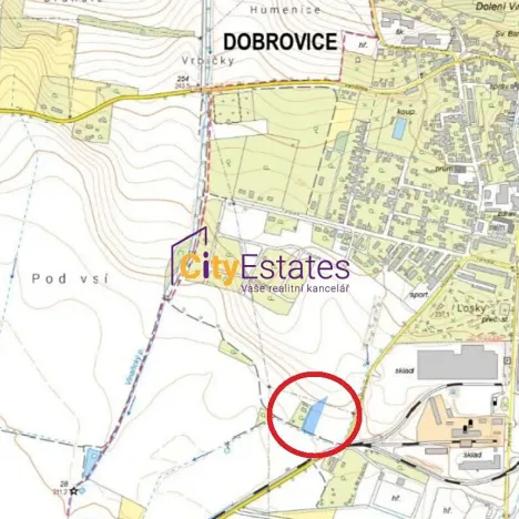 Prodej pozemku pro bydlení, Dobrovice, 3125 m2