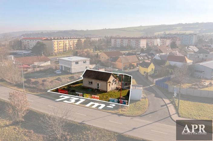 Prodej komerčního pozemku, Uherské Hradiště, Drahy, 731 m2