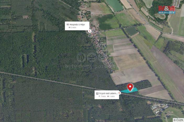 Prodej lesa, Lysá nad Labem, 6436 m2