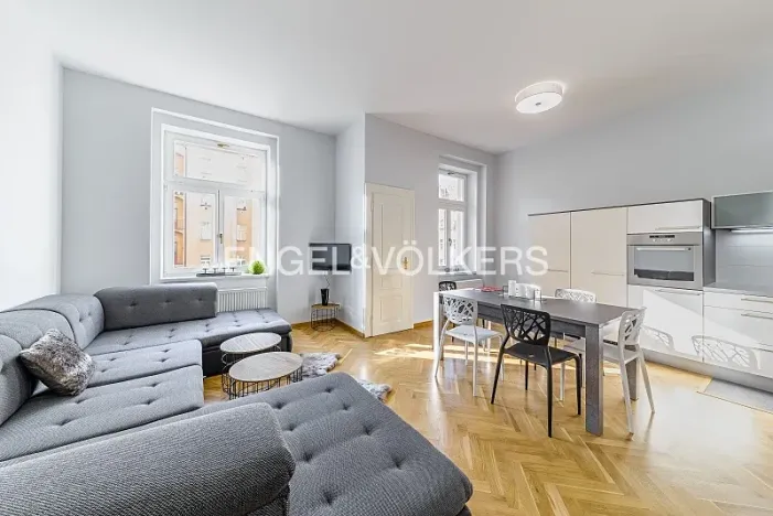 Pronájem bytu 3+kk, Praha - Vinohrady, Polská, 109 m2