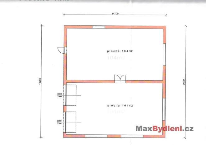 Pronájem skladu, Liberec, Nová, 422 m2
