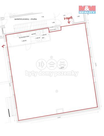 Pronájem kanceláře, Kralovice, Alšova, 179 m2