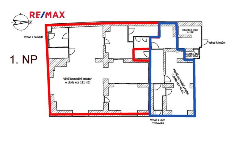 Prodej rodinného domu, Jevíčko, Palackého nám., 430 m2