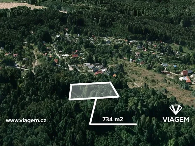 Prodej podílu lesa, Psáry, 367 m2