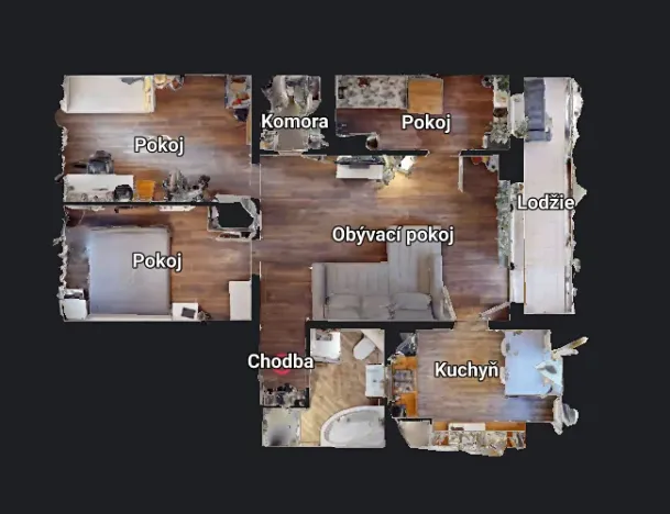 Prodej bytu 4+1, Praha - Černý Most, Vlčkova, 91 m2