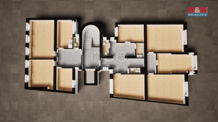 Pronájem kanceláře, Děčín - Děčín I-Děčín, Masarykovo nám., 215 m2