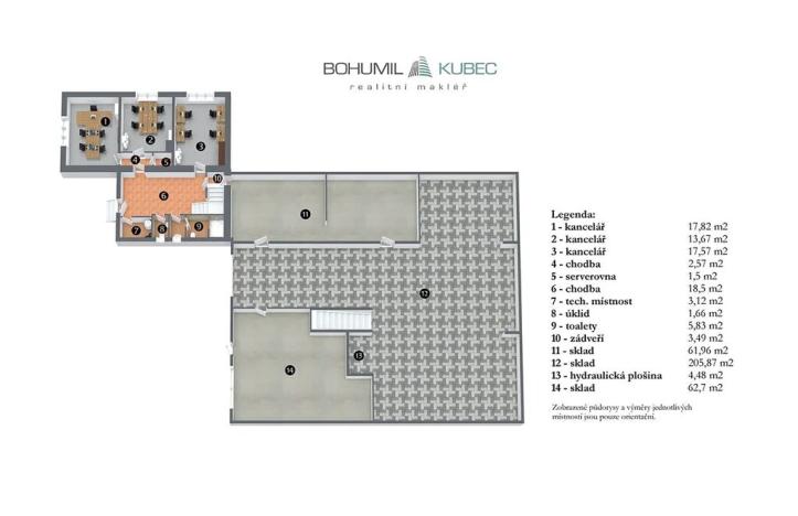 Prodej skladu, Planá nad Lužnicí, Husova, 761 m2