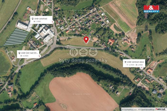 Prodej pozemku pro bydlení, Dolní Dobrouč, 1200 m2