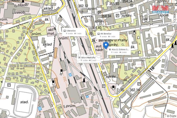 Pronájem kanceláře, Benešov, Žižkova, 34 m2