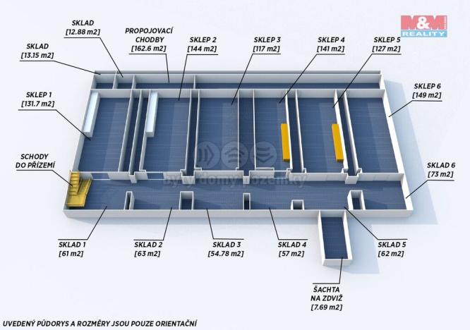 Pronájem výrobních prostor, Štěnovice, Plzeňská, 1366 m2
