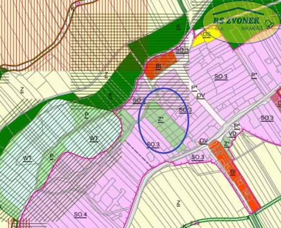 Prodej zahrady, Zdounky, 412 m2