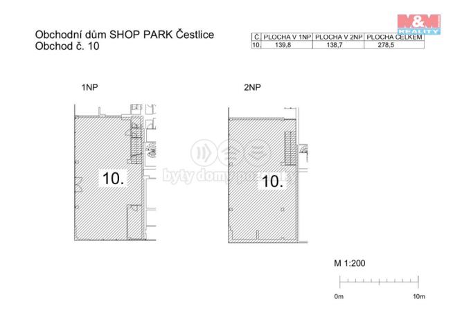 Pronájem obchodního prostoru, Čestlice, Průhonická, 397 m2