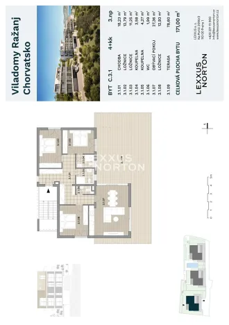 Prodej bytu 4+kk, Ražanj, Chorvatsko, 171 m2