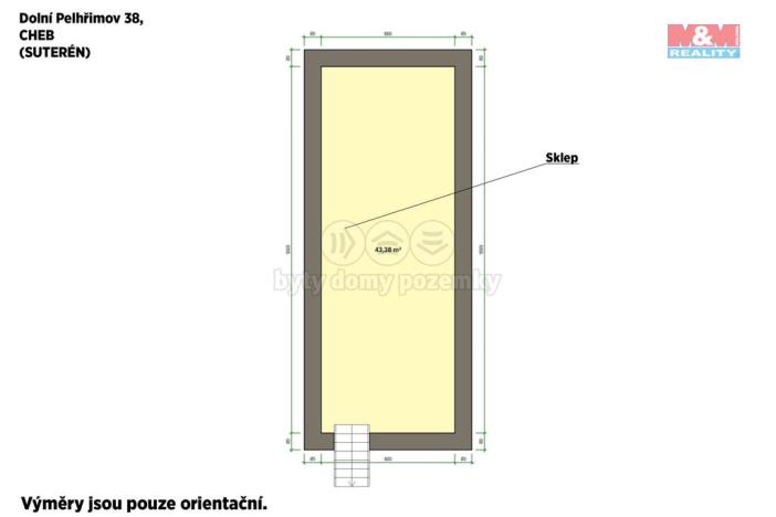 Prodej rodinného domu, Cheb - Pelhřimov, 645 m2