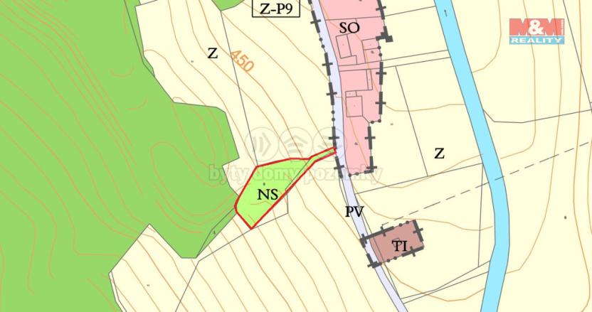 Prodej pozemku, Zlaté Hory, 2133 m2