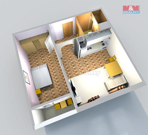 Pronájem bytu 1+1, Česká Lípa, Kolínská, 40 m2