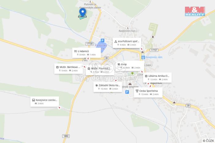 Prodej pozemku pro bydlení, Kasejovice, 1060 m2