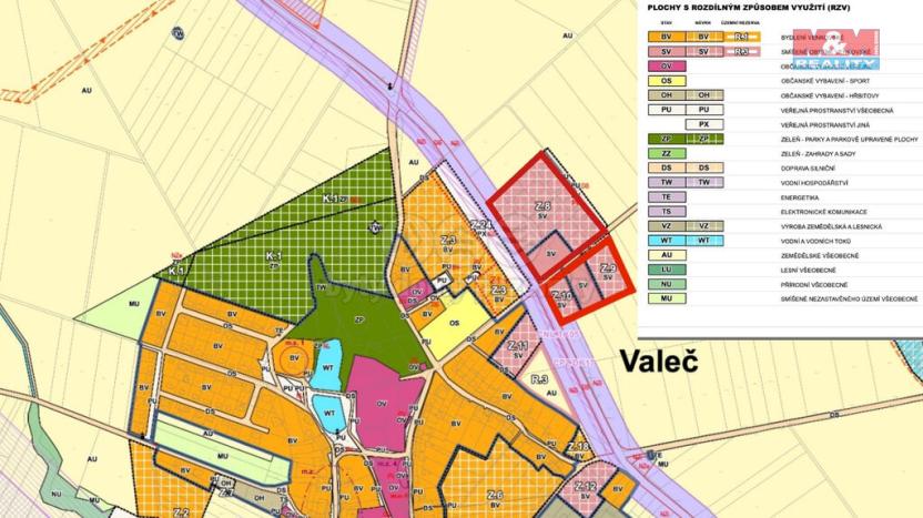 Prodej pozemku pro bydlení, Valeč, 839 m2