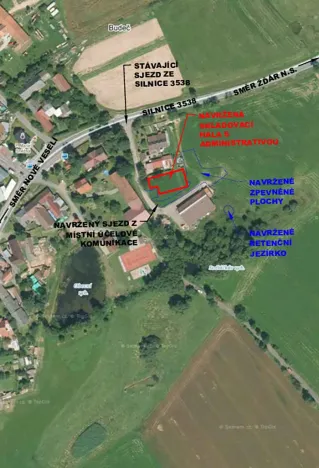 Prodej komerčního pozemku, Budeč, 3700 m2