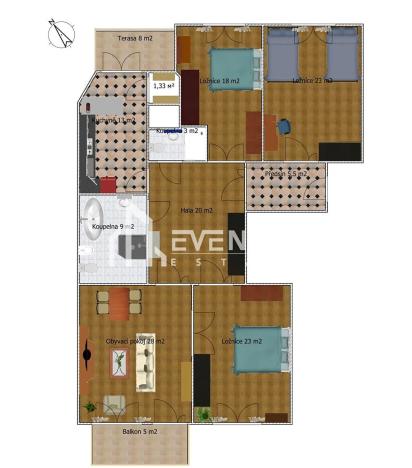 Prodej bytu 4+1, Praha - Staré Město, Králodvorská, 139 m2