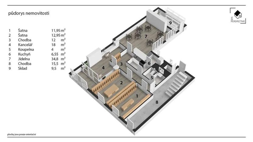 Prodej kanceláře, Pardubice, Husova, 371 m2