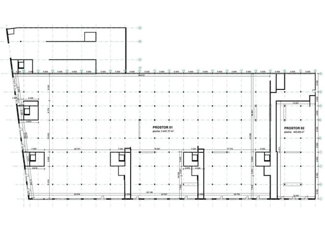 Prodej obchodního prostoru, Hradec Králové, Kollárova, 3447 m2