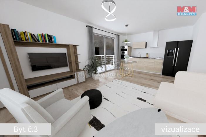 Prodej bytu 2+kk, Žleby, 63 m2