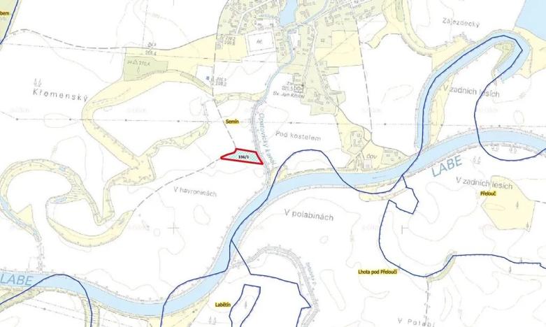 Prodej pole, Semín, 6475 m2