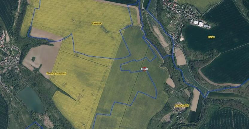 Prodej pole, Štětí, 700 m2