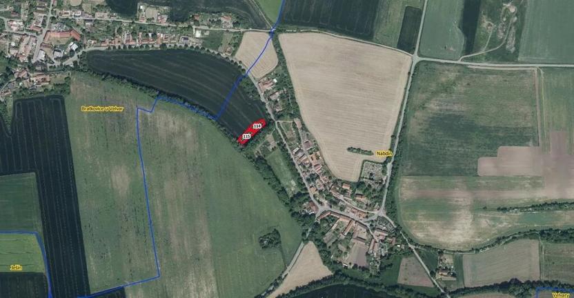 Prodej pole, Černuc, 1154 m2