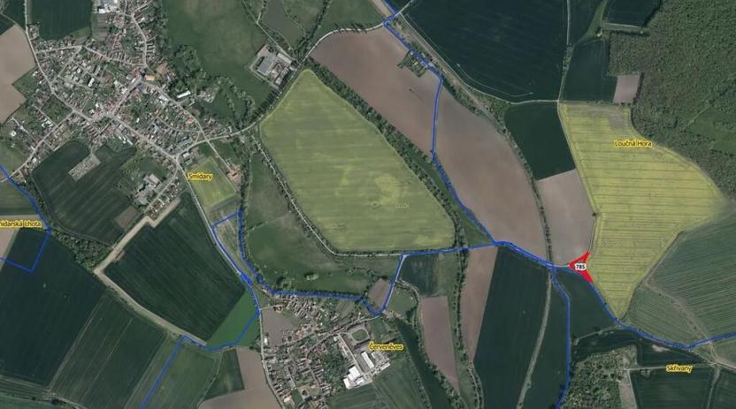 Prodej zahrady, Smidary, 2785 m2