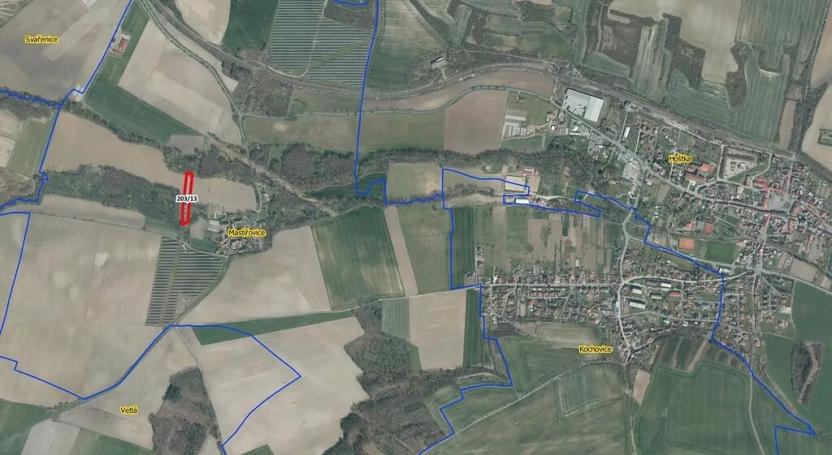 Prodej pole, Vrbice, 3705 m2