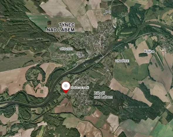 Prodej pole, Záboří nad Labem, 1218 m2