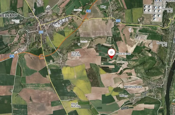 Prodej zahrady, Uhy, 20127 m2